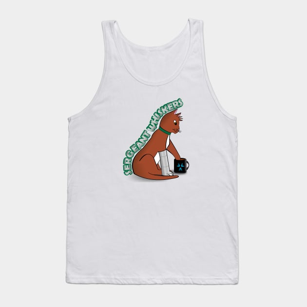 Sergeant Whiskers Tank Top by traditionation